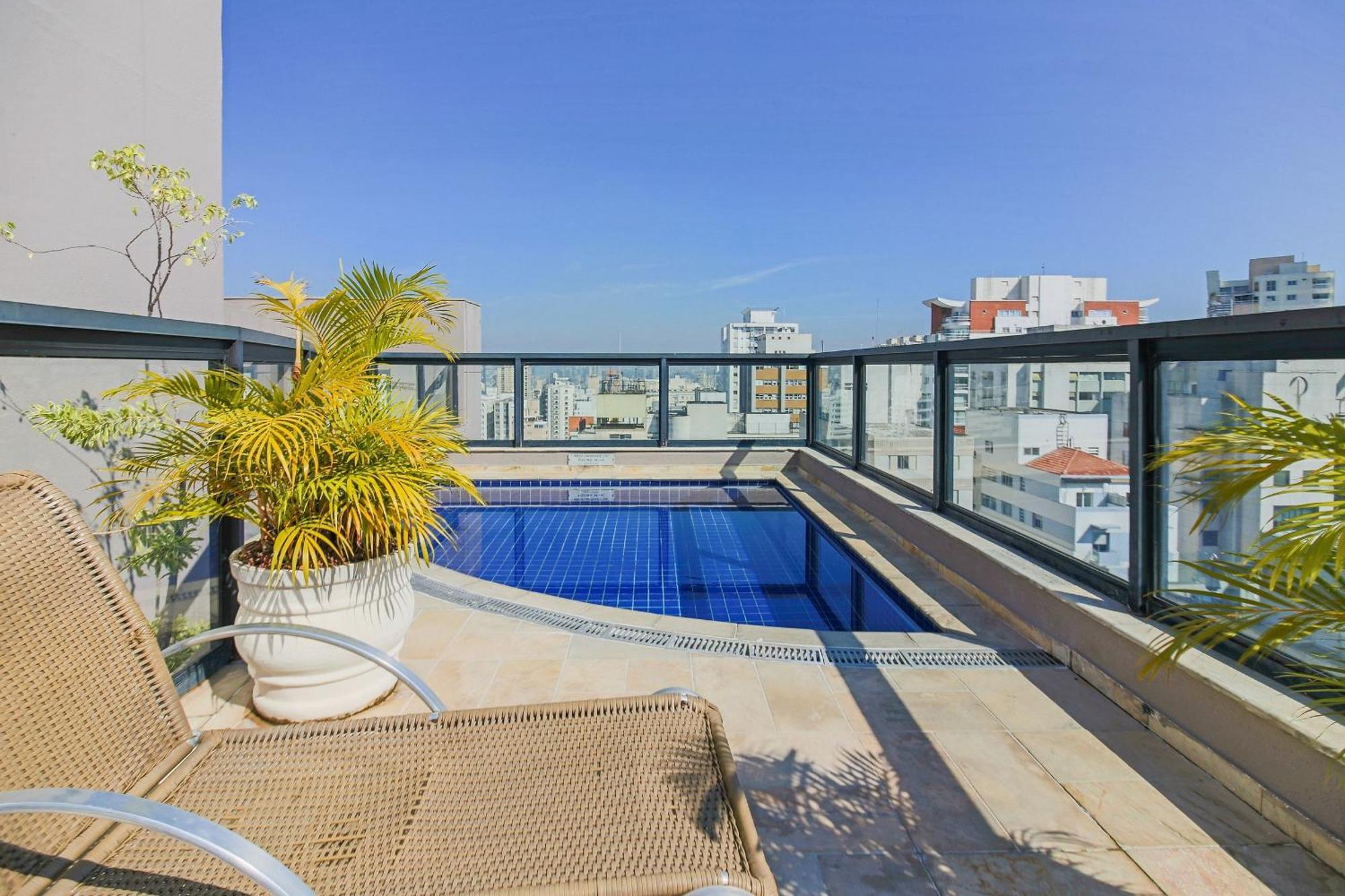 Flat Particular Dentro Do Hotel Executive Transamerica Faria Lima! Sao Paulo Dış mekan fotoğraf