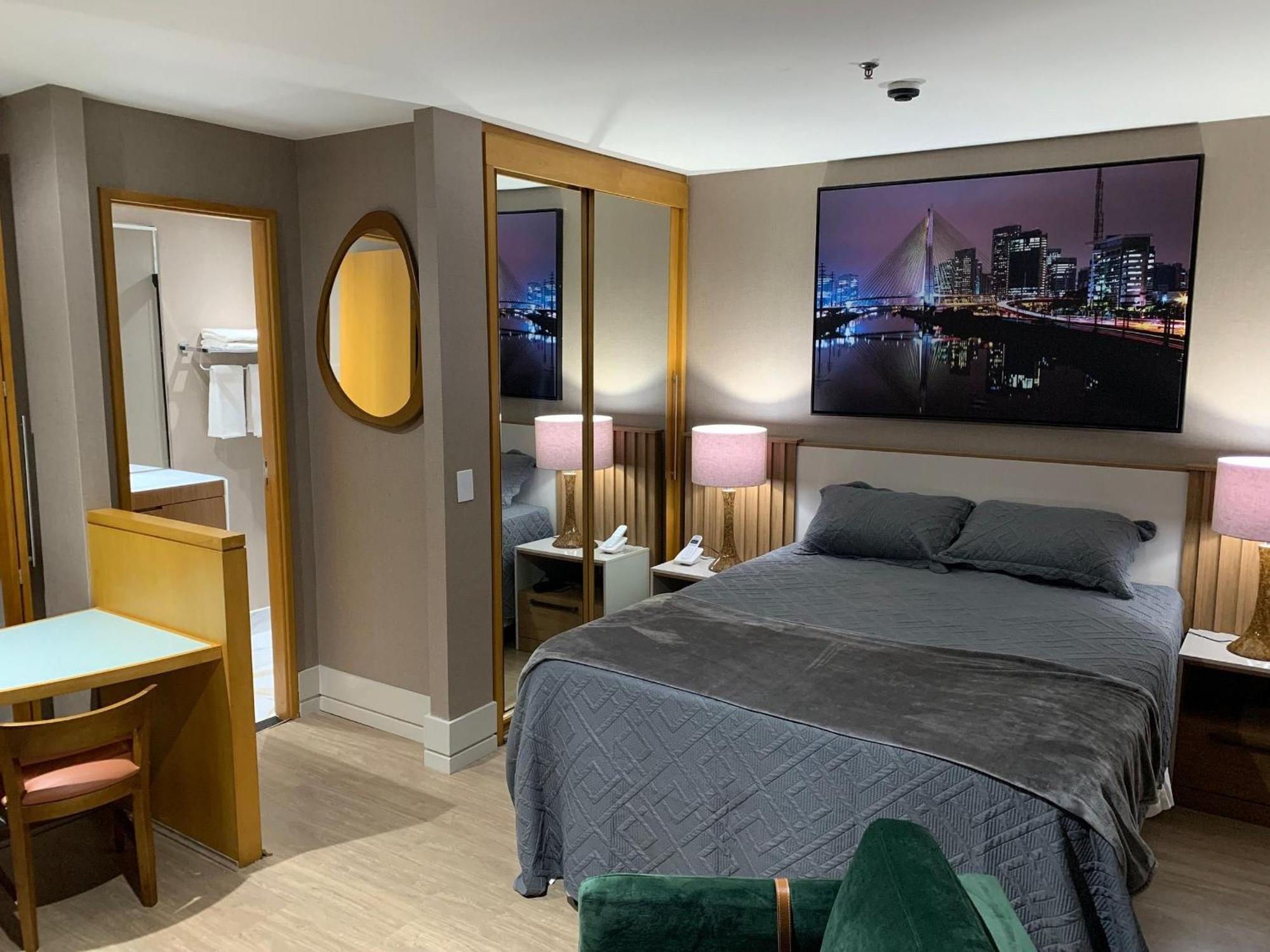 Flat Particular Dentro Do Hotel Executive Transamerica Faria Lima! Sao Paulo Dış mekan fotoğraf